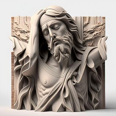 3D model st jesus (STL)